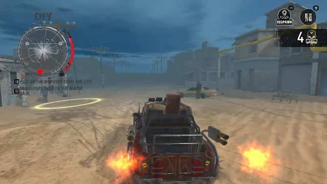 Rider Among Dead - Mad Zombie Killer Machine Survival screenshot 2