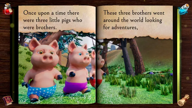 The Three Little Pigs: Interactive Book screenshot 2