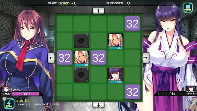 Pretty Girls 2048 Strike screenshot 1