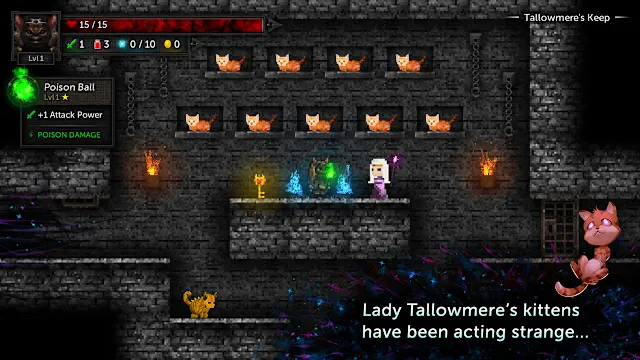 Tallowmere 2: Curse of the Kittens screenshot 1