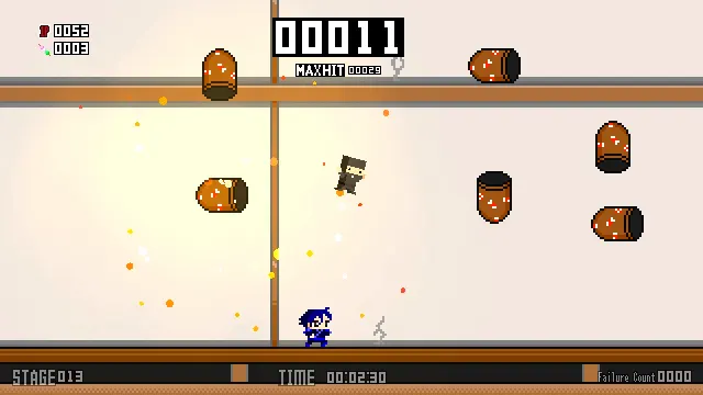 Pixel Game Maker Series NINJA OTEDAMA R screenshot 2