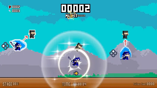 Pixel Game Maker Series NINJA OTEDAMA R screenshot 1