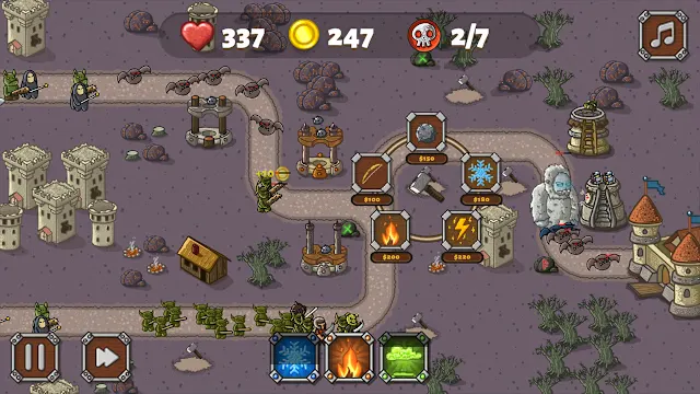 Fantasy Tower Defense screenshot 1
