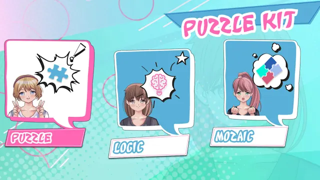 Anime Beauty Girl Puzzle - Love Game History Adventure screenshot 6