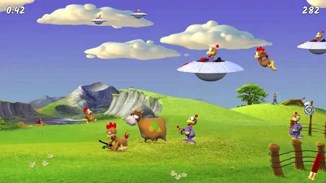 Moorhuhn Invasion - Crazy Chicken Invasion screenshot 3