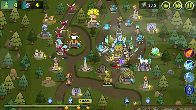 Luna & Monsters Tower Defense -The deprived magical kingdom- screenshot 2