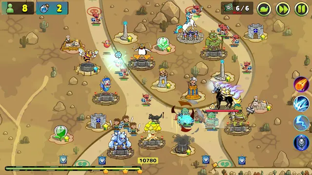 Luna & Monsters Tower Defense -The deprived magical kingdom- screenshot 3