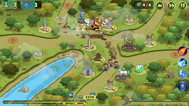 Luna & Monsters Tower Defense -The deprived magical kingdom- screenshot 0
