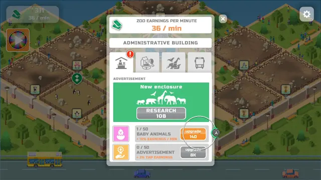 Idle Zoo Park screenshot 1