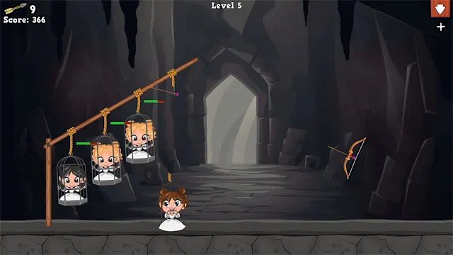 Brave Bow Archer: Princess Rescue Simulator! screenshot 5