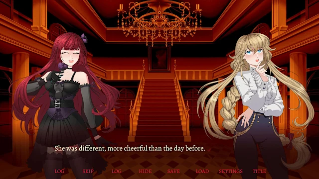 Crimson Song - Yuri Visual Novel screenshot 1