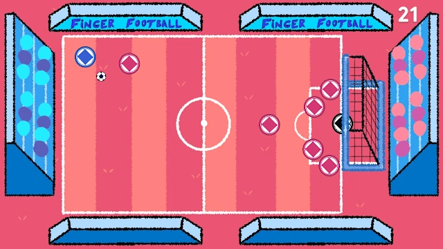 Finger Football: Goal in Two screenshot 1