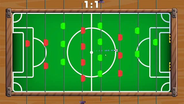 Foosball League Cup: Arcade Table Football Simulator screenshot 1