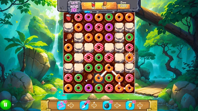 Magic Donut Adventure: Line Match 3 Puzzle screenshot 3