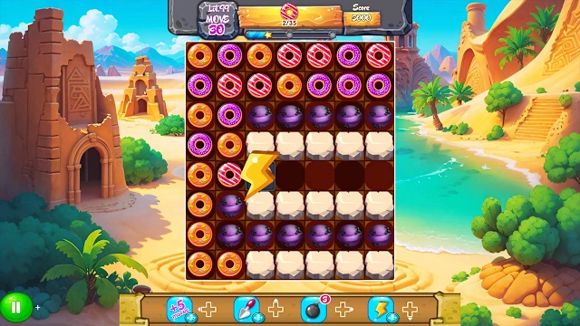 Magic Donut Adventure: Line Match 3 Puzzle screenshot 5