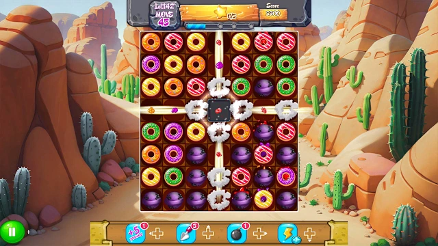 Magic Donut Adventure: Line Match 3 Puzzle screenshot 2