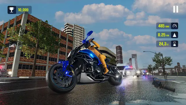 Highway Moto Racing Rush 2023 Simulator screenshot 6