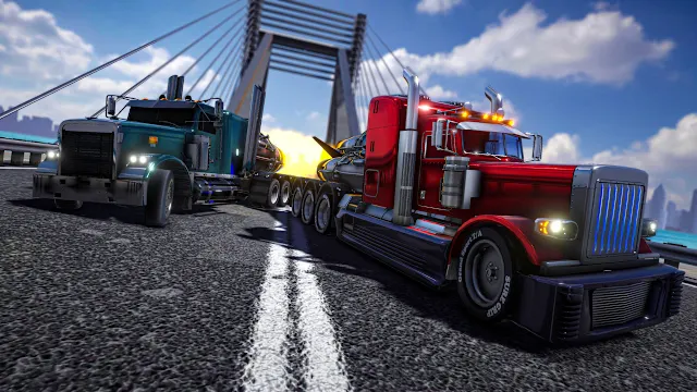 Truck Drag Racing Legends Simulator screenshot 1