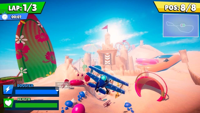 Airplane Race Simulator - 2 Player Game screenshot 4