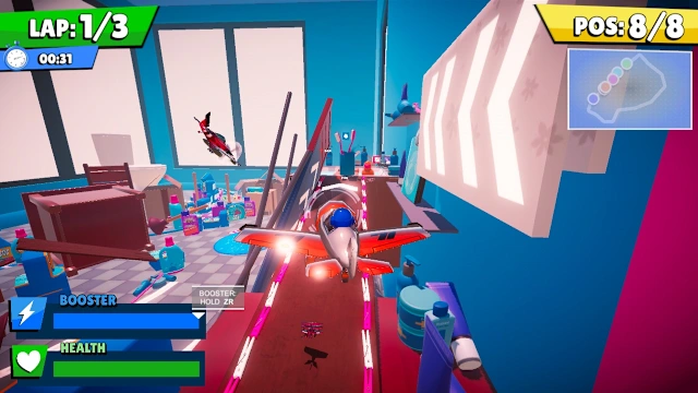 Airplane Race Simulator - 2 Player Game screenshot 1
