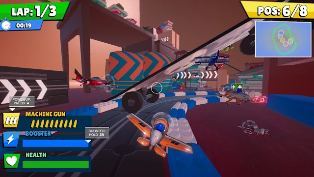 Airplane Race Simulator - 2 Player Game screenshot 6