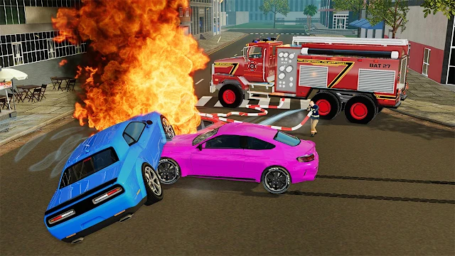 Rescue Team 911 Simulator - Ambulance,Police, Firefighter screenshot 6