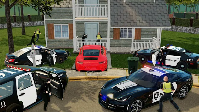 Rescue Team 911 Simulator - Ambulance,Police, Firefighter screenshot 1