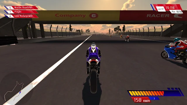 Moto Racer Simulator GT Games screenshot 2