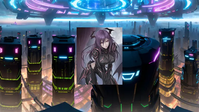 Anime Poly Puzzle - Sci-Fi Maidens screenshot 1