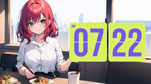 Anime Clock screenshot 2