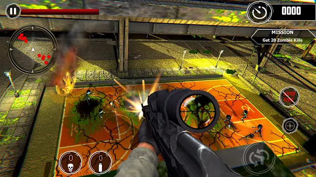 Zombie Sniper Shooter - Stickman War screenshot 4