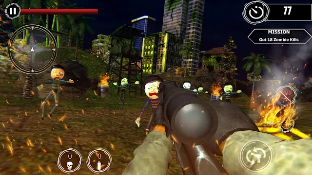 Zombie Sniper Shooter - Stickman War screenshot 6