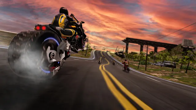 Moto Racer 2044 Game Simulator screenshot 4
