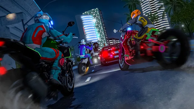 Moto Racer 2044 Game Simulator screenshot 3