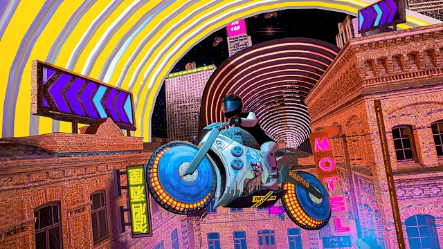 Moto Racer 2044 Game Simulator screenshot 5