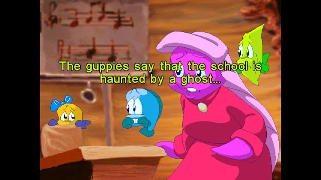 Freddi Fish 2: The Case of The Haunted Schoolhouse screenshot 1