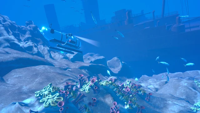 Submersible Simulator - Discover the Titanic into Ocean screenshot 2