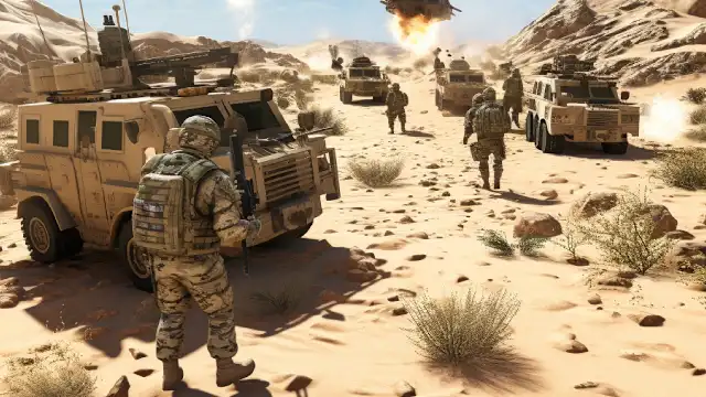 Humvee Assault: War 3D FPS screenshot 1