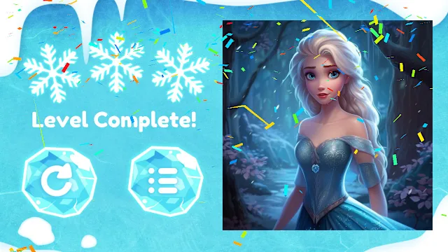 Jigsaw Ice Princess screenshot 4