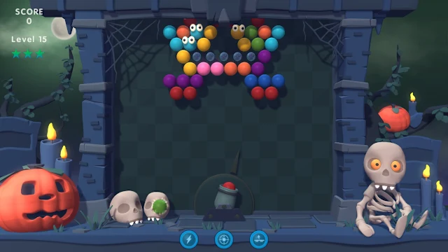 Halloween Bubble Shooter screenshot 2