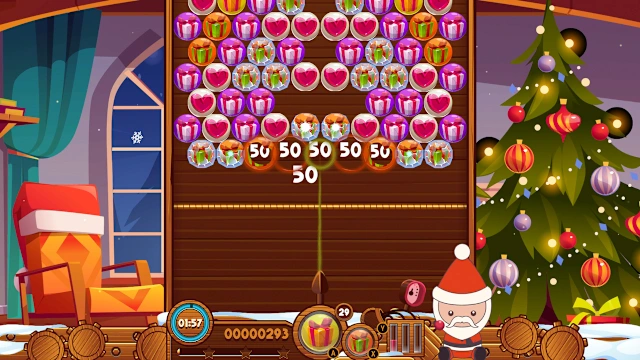 Christmas Bubble Puzzle screenshot 2