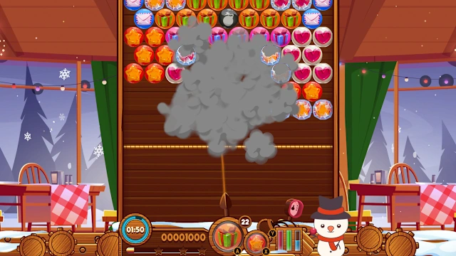 Christmas Bubble Puzzle screenshot 1