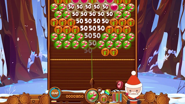 Christmas Bubble Puzzle screenshot 4