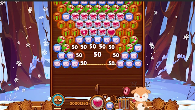 Christmas Bubble Puzzle screenshot 3