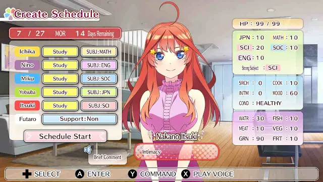 The Quintessential Quintuplets - Memories of a Quintessential Summer screenshot 2