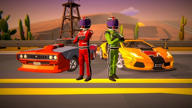 Polyturbo Drift Racing Simulator screenshot 1