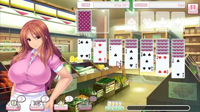 Pretty Girls Klondike Solitaire PLUS screenshot 2