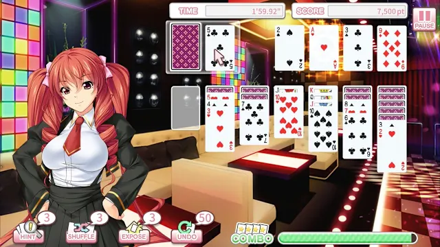 Pretty Girls Klondike Solitaire PLUS screenshot 6