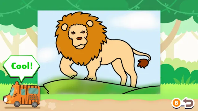 Coloring book series Zoo screenshot 4