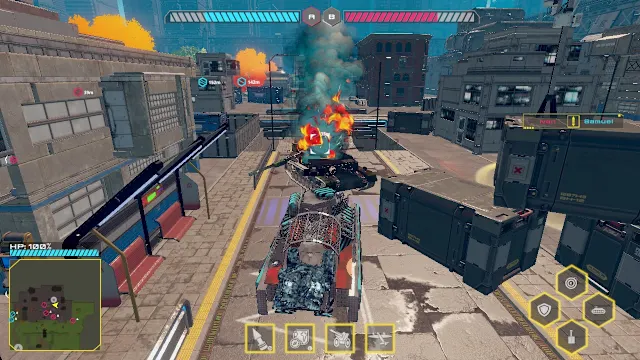 Anime Tank Blitz: Warbound Legends screenshot 2